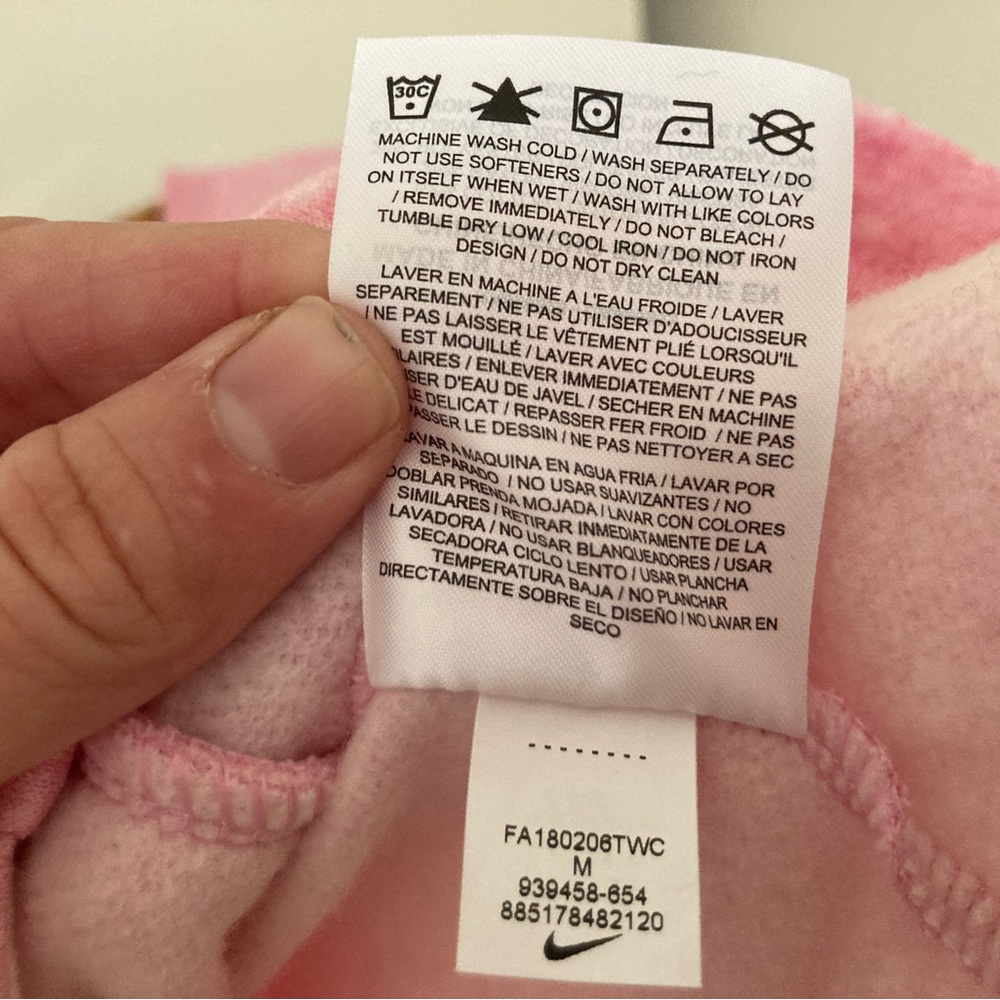 Nike Pink Kids Sweatshirt with Logo - Picture 6 of 6